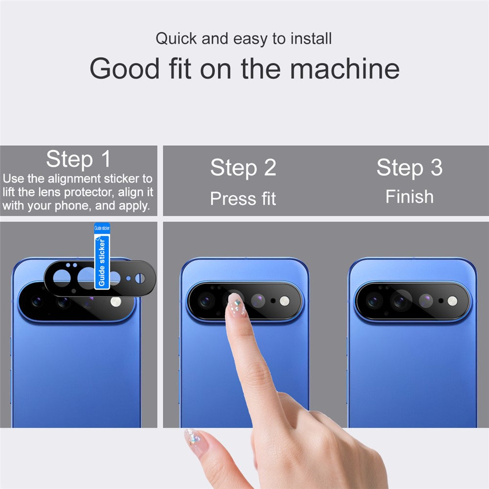 IMAK For Google Pixel 11 Pro XL Camera Lens Protector Tempered Glass HD Clear Full Cover Lens Film