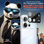 IMAK For vivo S60 5G Tempered Glass Full Cover Lens Film + Acrylic Cap