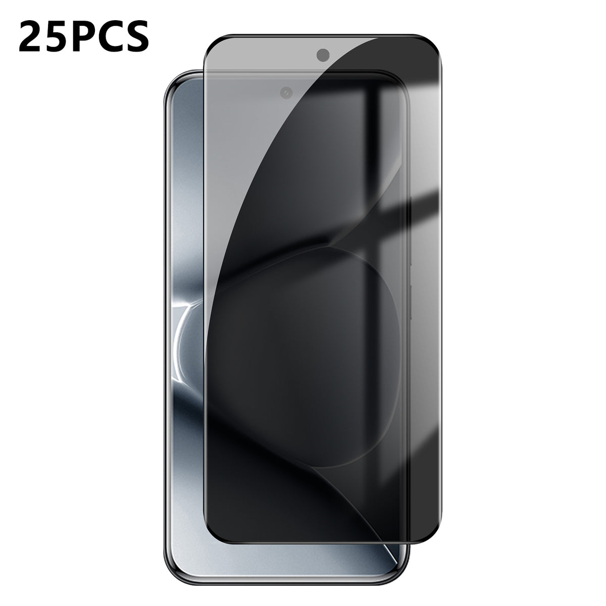 Xiaomi Poco M8 Pro 5G / Xiaomi Redmi Note 15 Pro+ 5G (Global) 25 st. antispionskärmskydd silkestryck hög aluminium-kiselglas heltäckande anti-fingeravtryck sekretessfilm