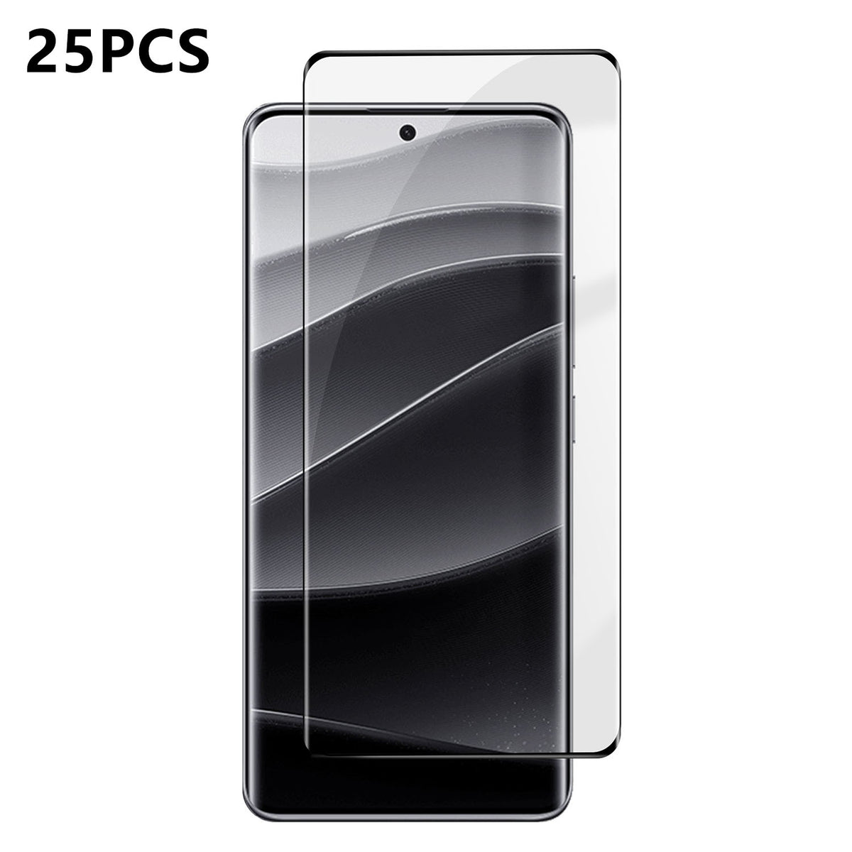 Xiaomi Redmi Note 14 Pro+ 5G 25 st. heltäckande skärmskydd silkestryck ultraklar hög aluminium-kiselglasfilm