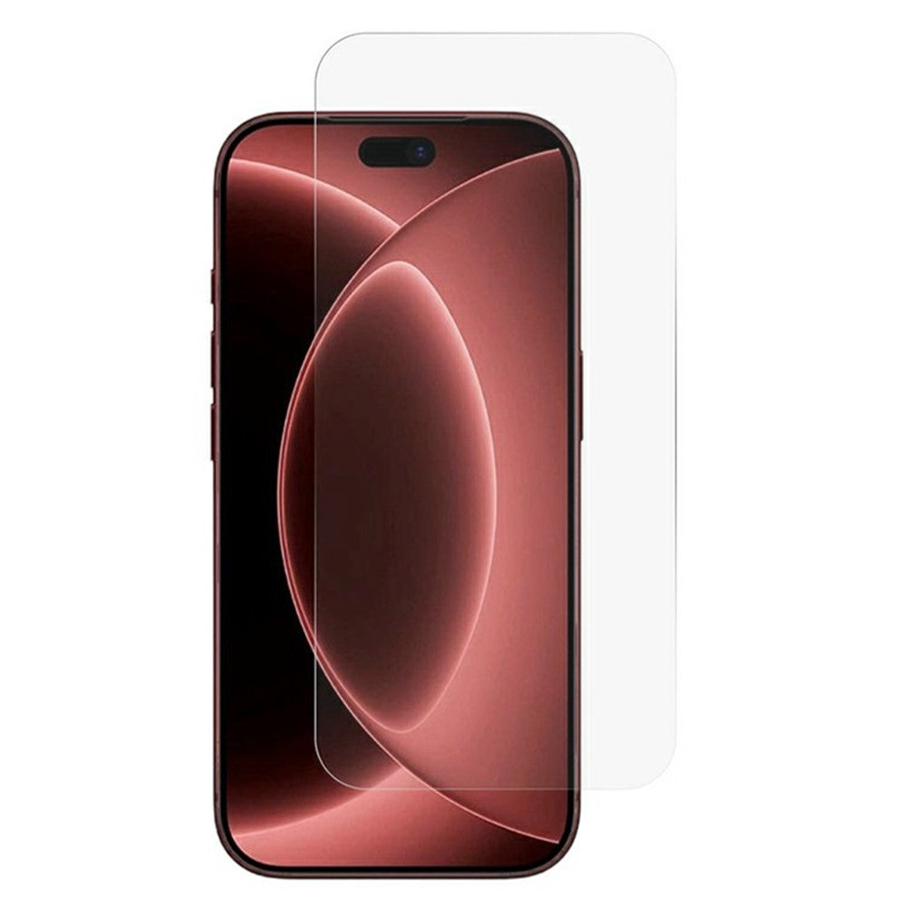 Til iPhone 18 Pro / 17 Pro Skærmbeskytter Elektrobelagt Stor Buekant Høj Aluminium-Silicium Hærdet Glasfilm