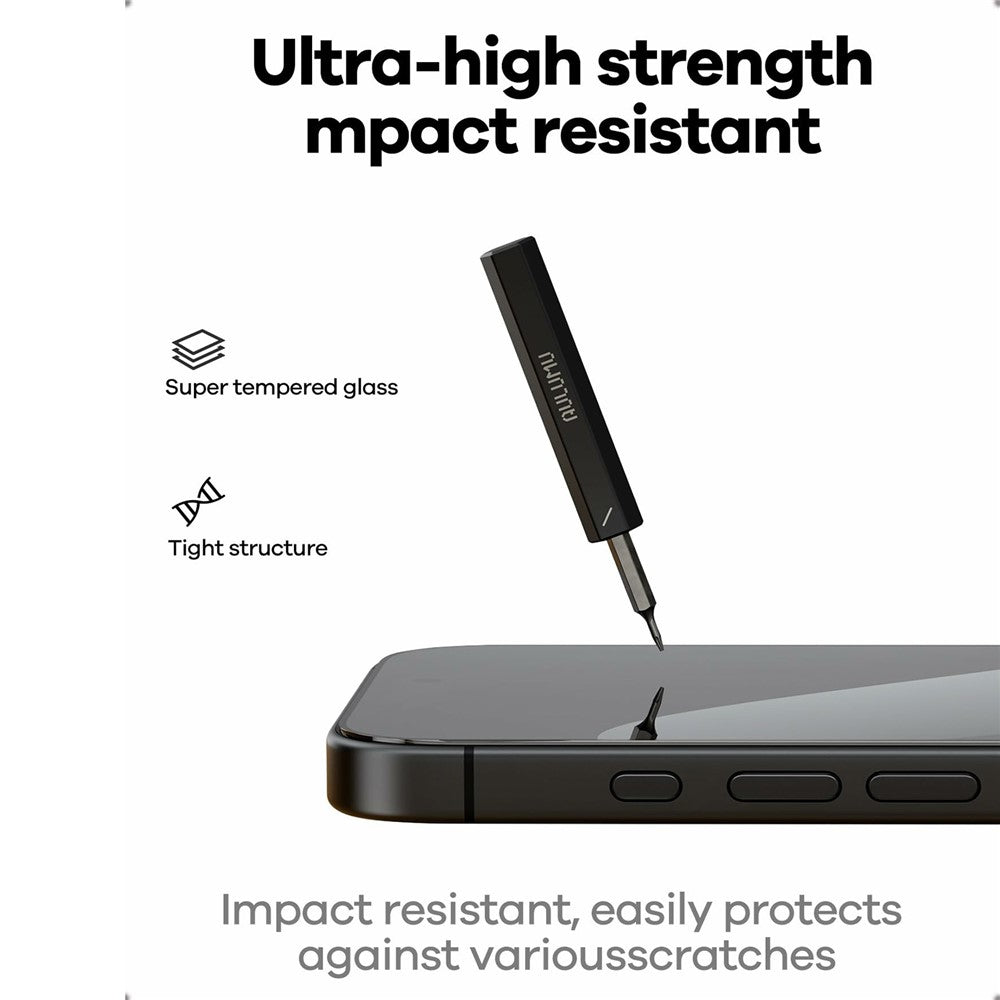 AULUMU AF01 For iPhone Air Screen Protector High Definition Tempered Glass Film with Easy Installation Tool