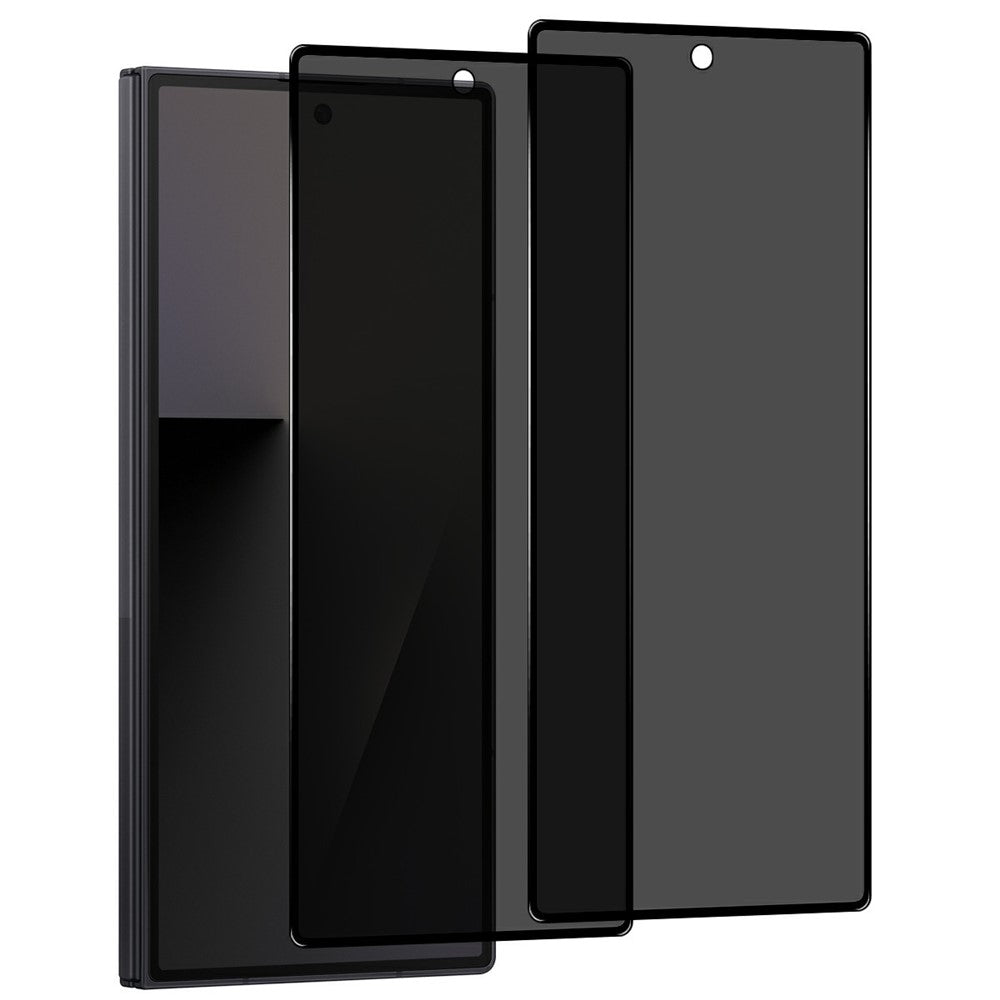 NORTHJO 2 stk. A++ til Samsung Galaxy Z Fold7 5G Privacy Skærmbeskytter Højaluminiums-siliciumglas 0,3 mm Fuld Dækning Anti Spy Film