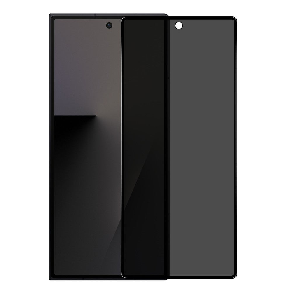 NORTHJO 2 stk. A++ til Samsung Galaxy Z Fold7 5G Privacy Skærmbeskytter Højaluminiums-siliciumglas 0,3 mm Fuld Dækning Anti Spy Film