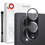 NORTHJO For Samsung Galaxy Z Fold8 Camera Lens Protector Silk Printing 3D Clear Full Screen Tempered Glass Lens Film