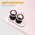 NORTHJO 1 Set For Samsung Galaxy Z Fold8 Tempered Glass Camera Lens Film CD Veins Metal Ring Lens Guard (Complete Coverage)