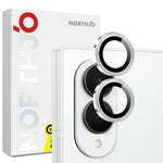 NORTHJO 1 Set For Samsung Galaxy Z Fold8 Tempered Glass Camera Lens Film CD Veins Metal Ring Lens Guard (Complete Coverage)