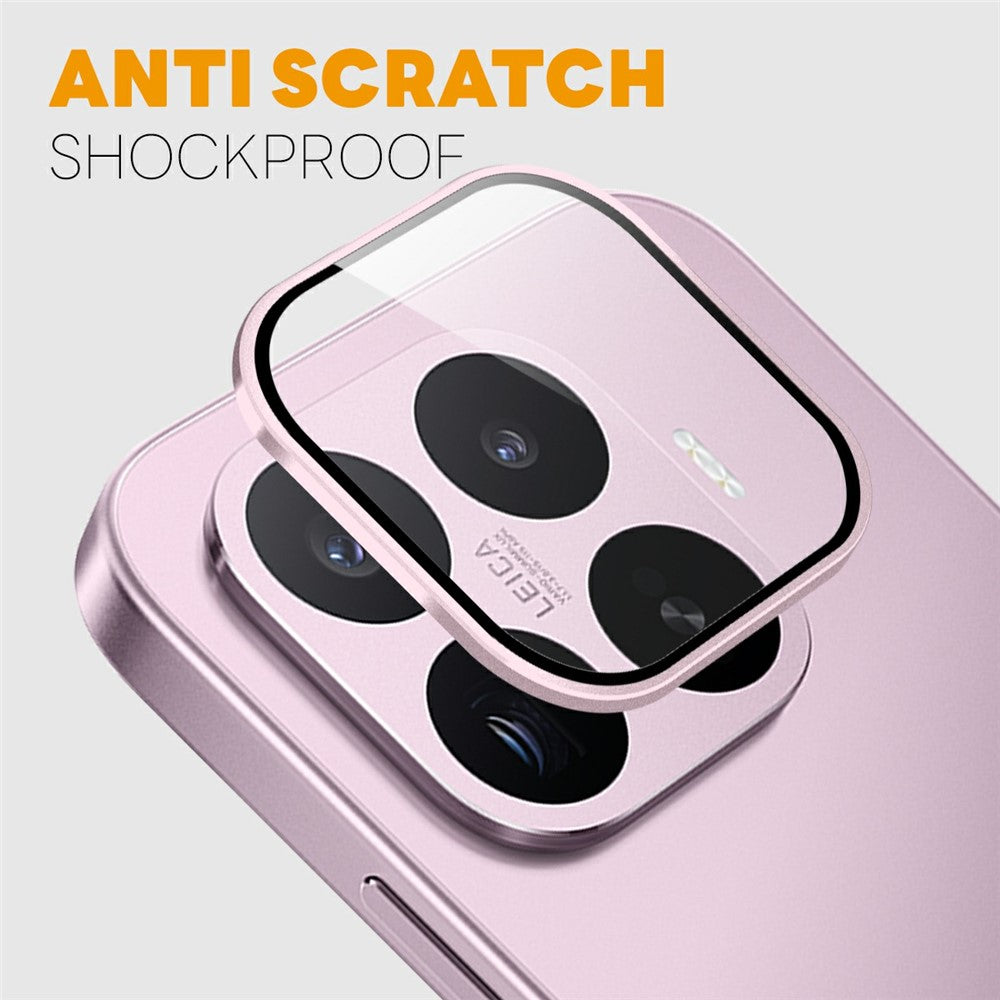 NORTHJO 1 Set For Xiaomi 17T  /  17T Pro Tempered Glass Camera Lens Film CD Veins Metal Ring Lens Guard (Complete Coverage)