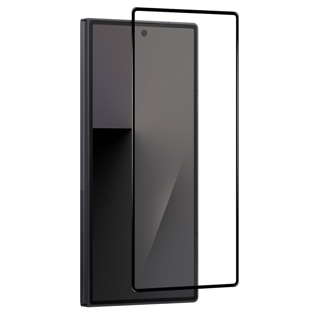 NORTHJO A+ til Samsung Galaxy Z Fold7 5G Fuld Skærmbeskytter Højaluminiums-Silikonefilm 0,3 mm 2.5D Sort Kant Silketryk
