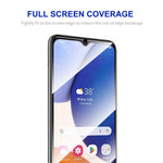 ENKAY HAT PRINCE 2 stk./sæt til Samsung Galaxy A14 5G/A14 4G, skærmbeskyttelse mod fingeraftryk, 0,26 mm 9H, 2,5D buet kant, splintsikker, fulddækkende lim, høj aluminium-silikoneglasfilm