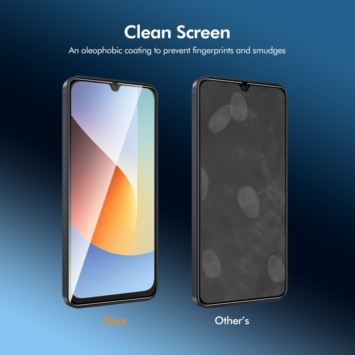 HAT PRINCE for Xiaomi Redmi 15a 5G ENKAY  Screen Protector 9H Silk Printing 0.26mm Full Glue Full Coverage Tempered Glass Film