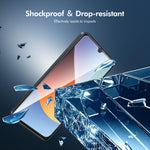 HAT PRINCE for Xiaomi Redmi 15a 5G ENKAY  Screen Protector 9H Silk Printing 0.26mm Full Glue Full Coverage Tempered Glass Film