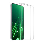 HAT PRINCE för Huawei nova 16z 5G / Huawei nova 16 5G ENKAY 2-pack skärmskydd 9H genomskinlig helhäftande hög aluminium-kiselglasfilm (ej komplett täckning)