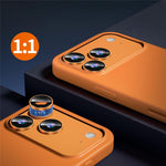 1 sæt kameralinsefilm i hærdet glas til iPhone 17 Pro Max, CD-ven-metallisk ring, bageste linsebeskyttelse
