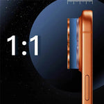 For iPhone 18 Pro 1Set Camera Lens Film Tempered Glass CD Vein Metal Ring Rear Lens Protector
