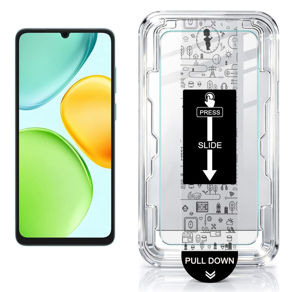 IMAK H Series For Honor 500 Smart 5G / X6d 5G / Play 60A 5G Tempered Glass Screen Protector Film with Dust-free Installation Tool