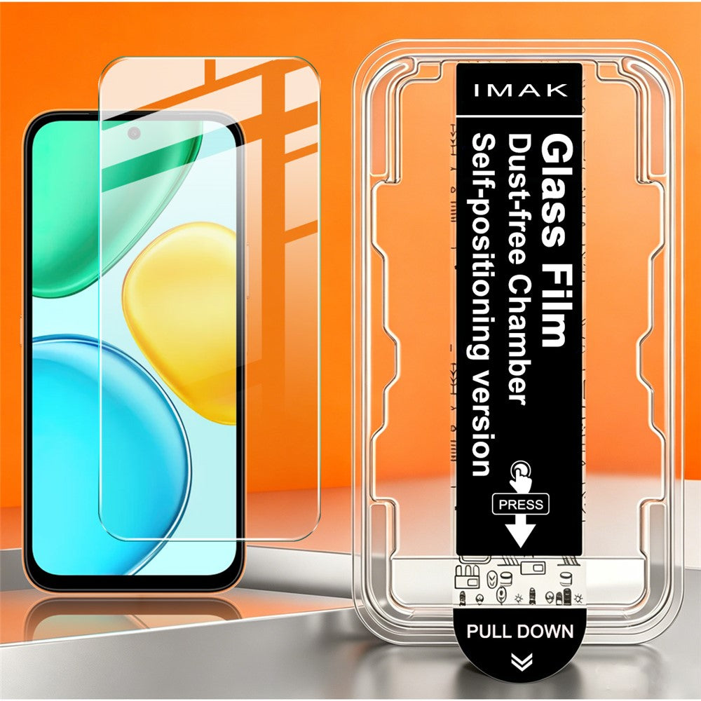 IMAK H Series til Honor X7e 4G Skærmbeskytter i hærdet glas med støvfrit installationsværktøj