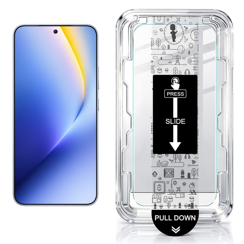 IMAK H Series For Honor Win Turbo 5G Tempered Glass Screen Protector Easy Installation Film with Auto Dust-Remove Tool