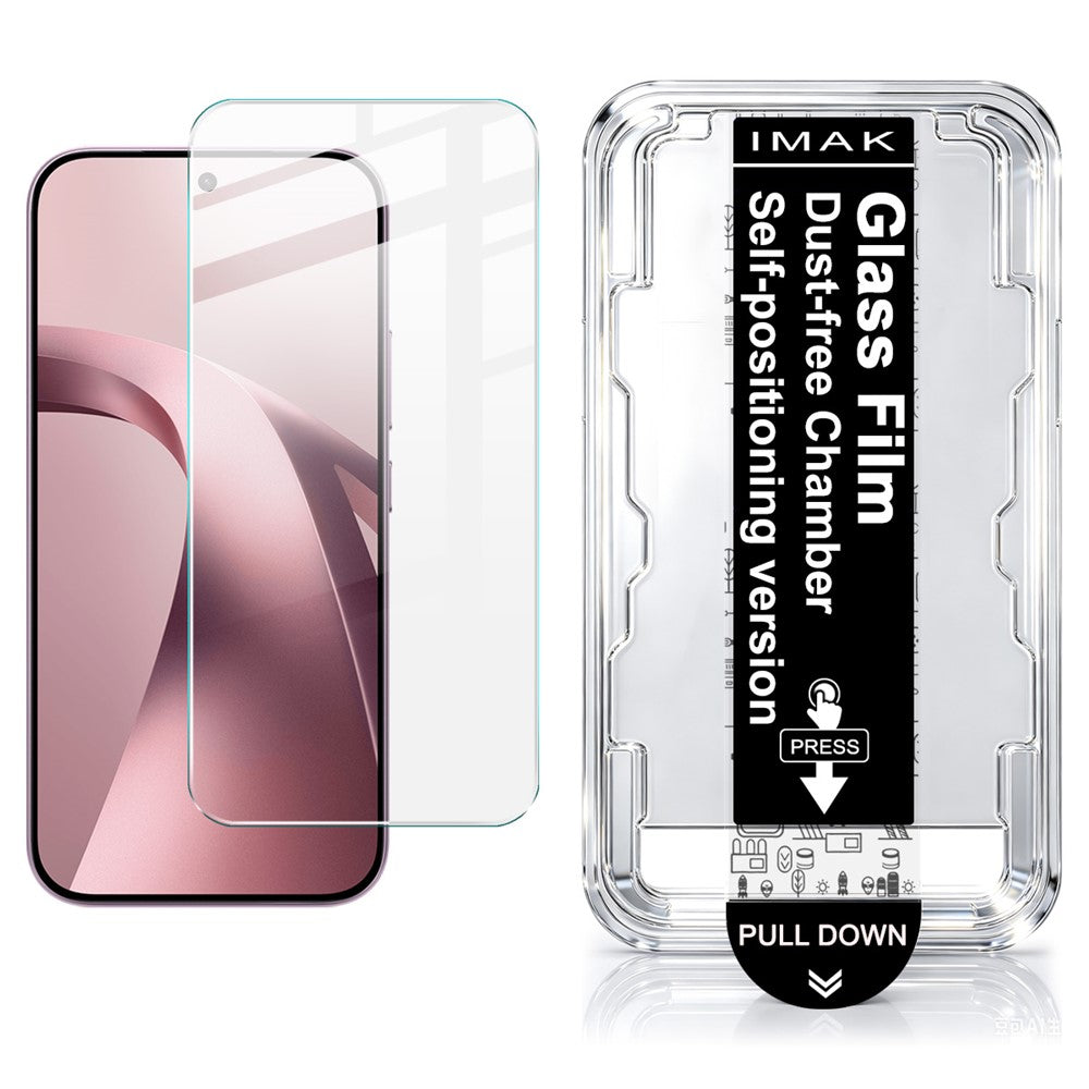 IMAK H Series For Xiaomi 17T Tempered Glass Screen Protector Easy Installation Film with Auto Dust-Remove Tool