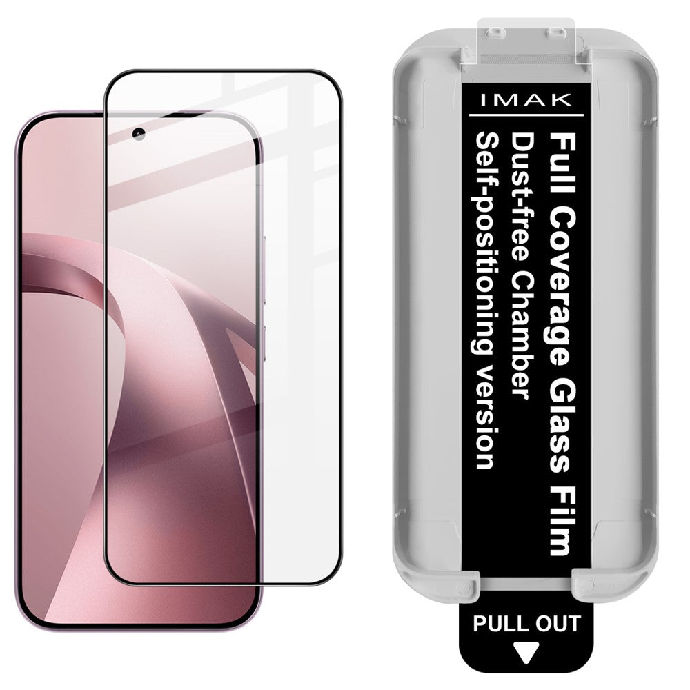 IMAK For Xiaomi 17T Tempered Glass Full Screen Protector Full Glue Film with Dust-free Installation Tool (Fingerprint Unlock)