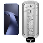 IMAK 3Pcs Tempered Glass For Xiaomi 17T Pro Full Screen Protector Full Glue Film with Dust-free Installation Tool (Fingerprint Unlock)