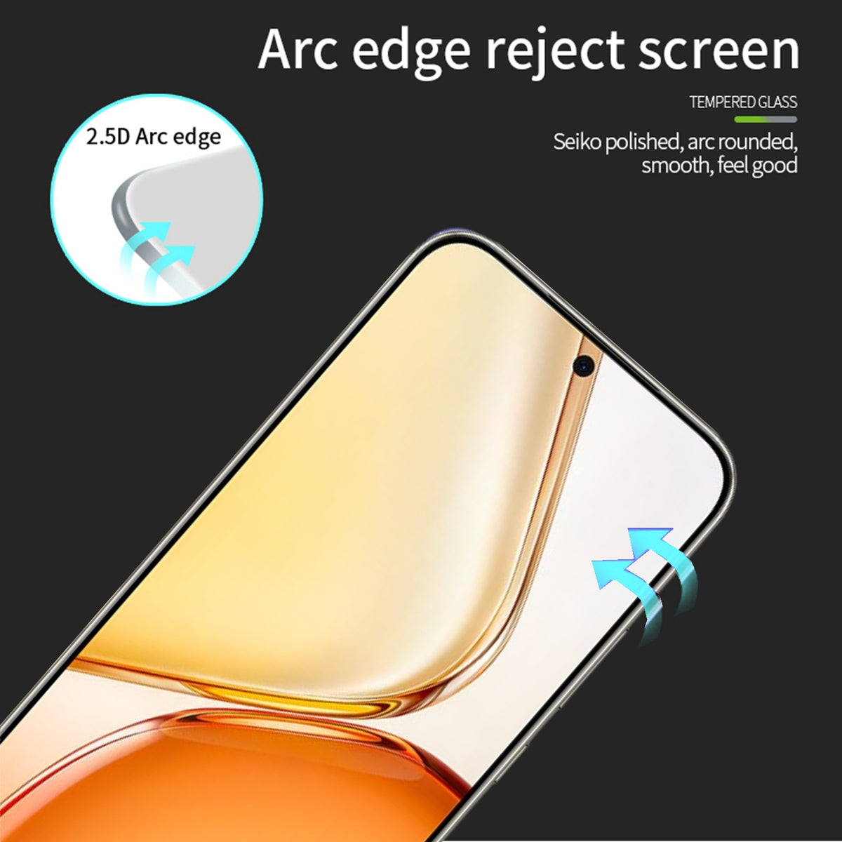 PINWUYO for Honor X80 Pro Max 5G Tempered Glass Film  JK Series-2 9H Full Glue Full Screen Protector