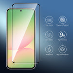 HAT PRINCE for Samsung Galaxy A27 5G HD Clear Film ENKAY  Full Coverage Full Glue Tempered Glass Screen Protector with Installation Tool