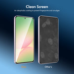 HAT PRINCE for Samsung Galaxy A27 5G HD Clear Film ENKAY  Full Coverage Full Glue Tempered Glass Screen Protector with Installation Tool