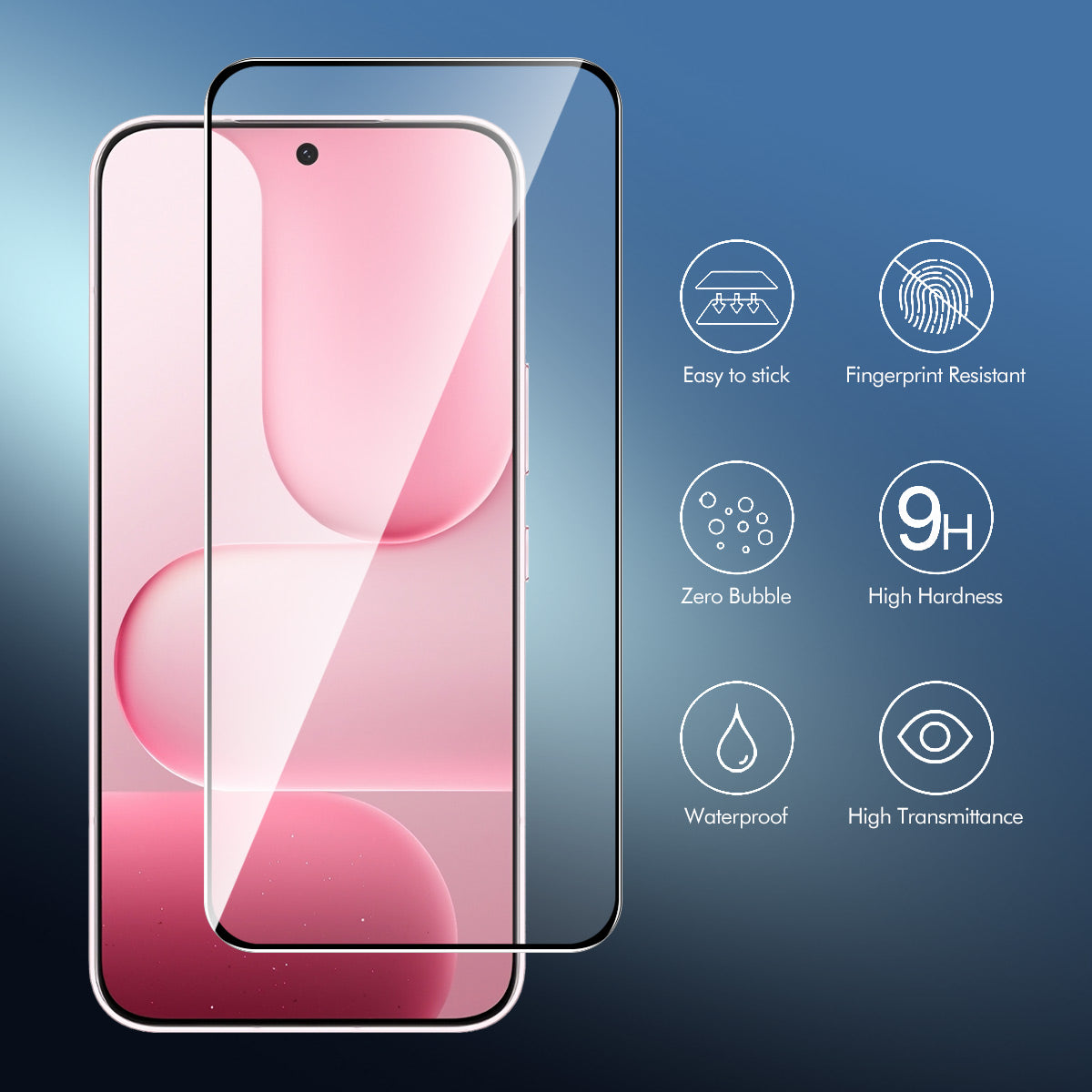 HAT PRINCE for Honor X80i 5G / Honor 600 Lite 5G HD Clear Film ENKAY  Full Coverage Full Glue Tempered Glass Screen Protector with Installation Tool