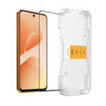 HAT PRINCE for Infinix Smart 20 4G HD Clear Film ENKAY Full Coverage Full Glue Tempered Glass Screen Protector with Installation Tool