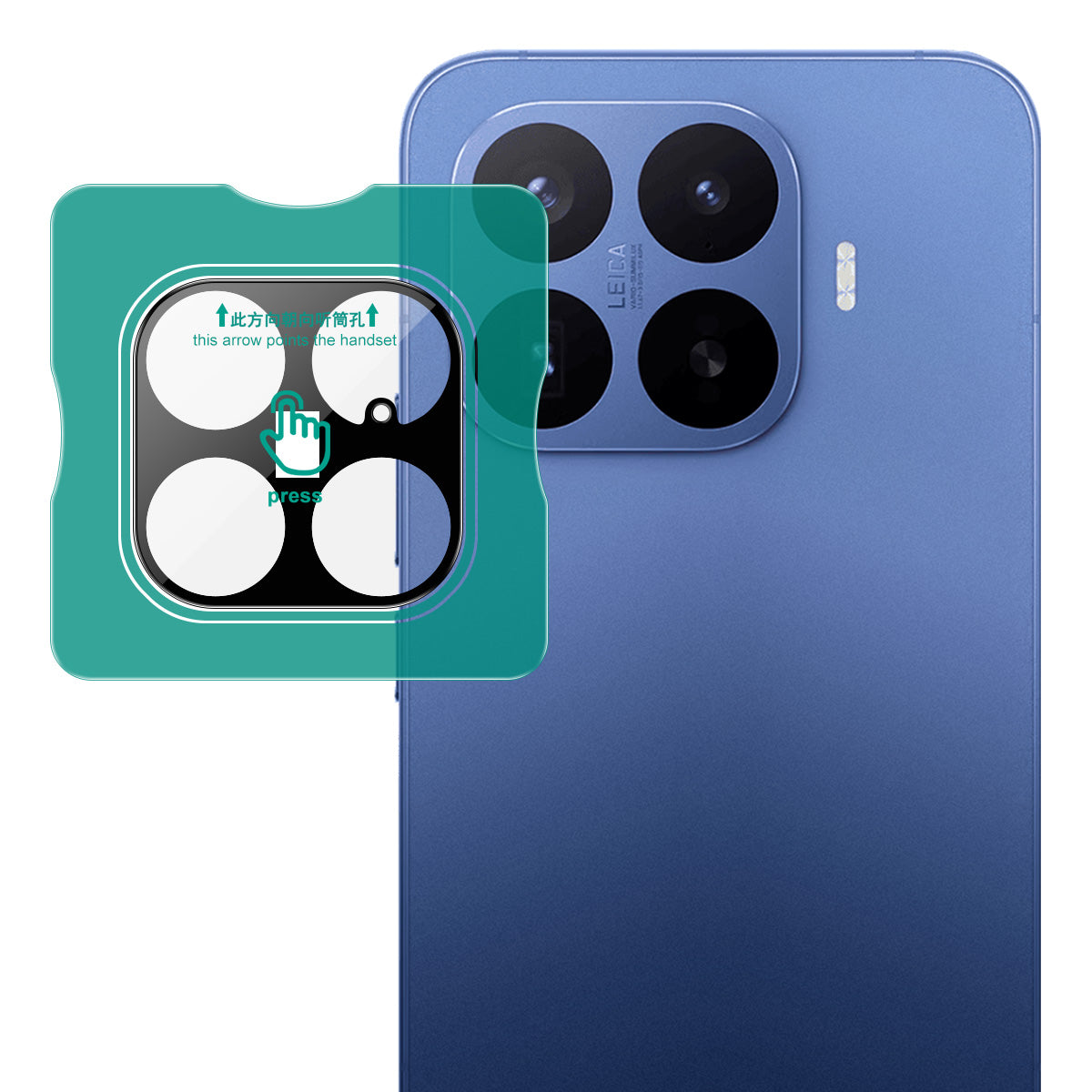 IMAK for Xiaomi 17T Pro Tempered Glass Full Cover Camera Lens Protector with Self Positioning Frame