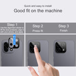 IMAK for OnePlus Turbo 6X Pro 5G Camera Lens Protector Tempered Glass HD Clear Full Cover Lens Film