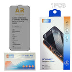 RURIHAI Privacy-skærmbeskytter til iPhone 17e / 16e / 14 / 13 / 13 Pro, AR anti-reflekterende høj aluminium-silicium glasfilm