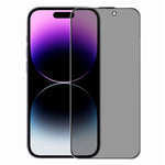 RURIHAI For iPhone 14 Pro Max Privacy Screen Protector AR Anti-Reflective High Aluminium-Silicon Glass Film