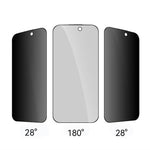 RURIHAI For iPhone 14 Pro Max Privacy Screen Protector AR Anti-Reflective High Aluminium-Silicon Glass Film
