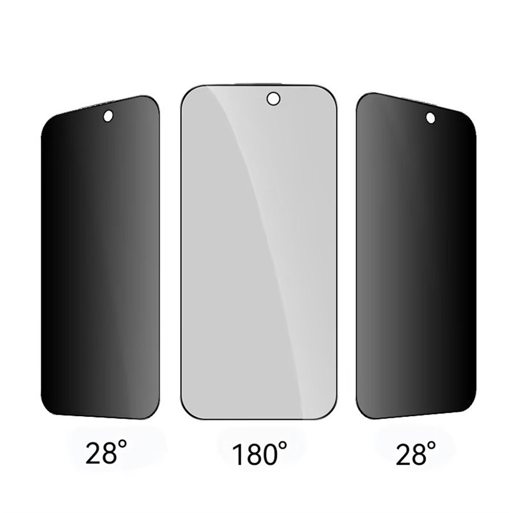 RURIHAI For iPhone 14 Pro Max Privacy Screen Protector AR Anti-Reflective High Aluminium-Silicon Glass Film