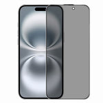 RURIHAI For iPhone 16 Plus / 15 Plus Privacy Screen Protector AR Anti-Reflective High Aluminium-Silicon Glass Film