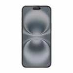 RURIHAI For iPhone 16 Plus / 15 Plus Privacy Screen Protector AR Anti-Reflective High Aluminium-Silicon Glass Film