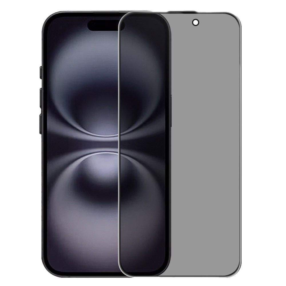 RURIHAI For iPhone 16 / 15 Privacy Skærmbeskytter AR Antireflekterende Høj Aluminium-Silicium Glasfilm