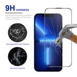 RURIHAI För iPhone 13 Pro Max / 14 Plus Helskärmsskydd AR Antireflex HD Klar Härdat Glas Film