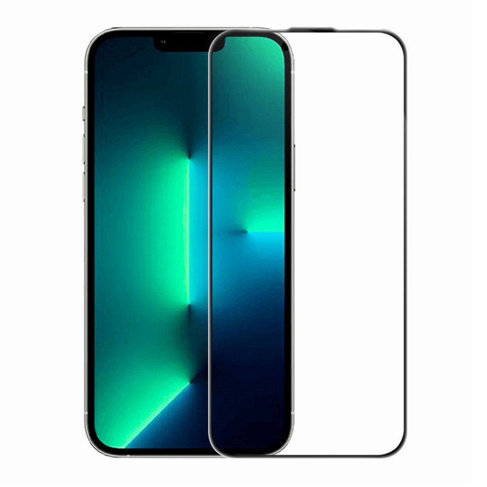 RURIHAI Til iPhone 13 / 13 Pro / 14 / 16e / 17e Fuld Skærmbeskytter AR Antirefleks HD Klar Hærdet Glasfilm