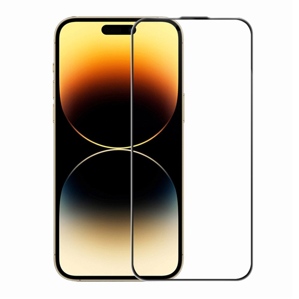 RURIHAI For iPhone 14 Pro Full Screen Protector AR Anti-Reflective HD Clear Tempered Glass Flim