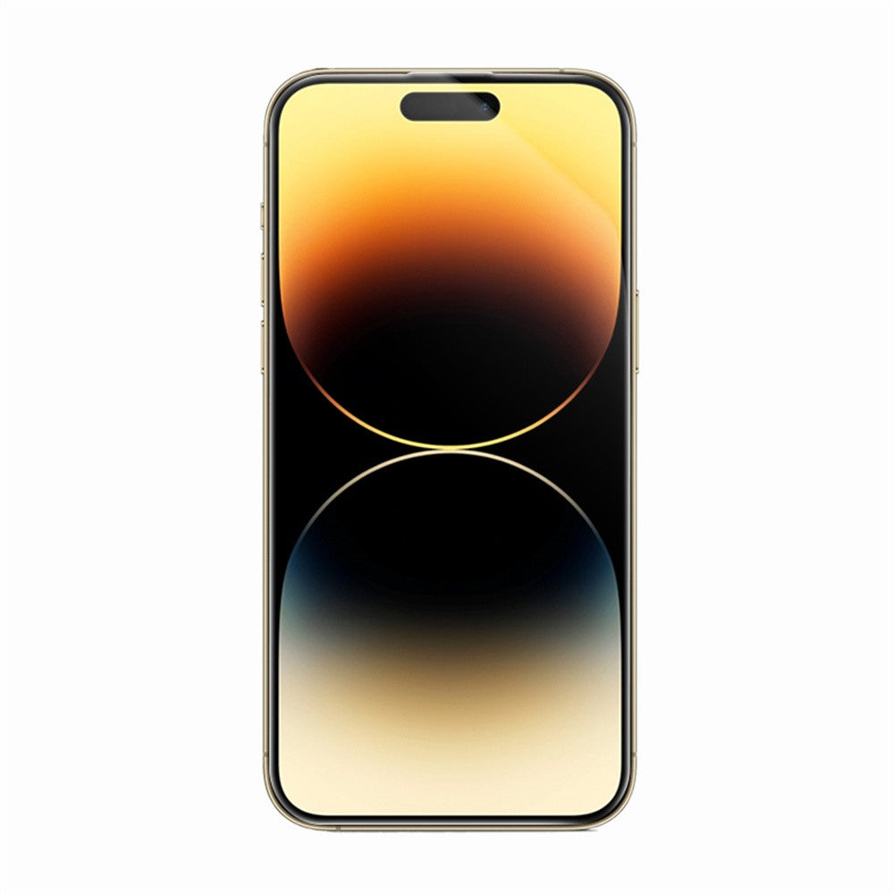 RURIHAI For iPhone 14 Pro Full Screen Protector AR Anti-Reflective HD Clear Tempered Glass Flim
