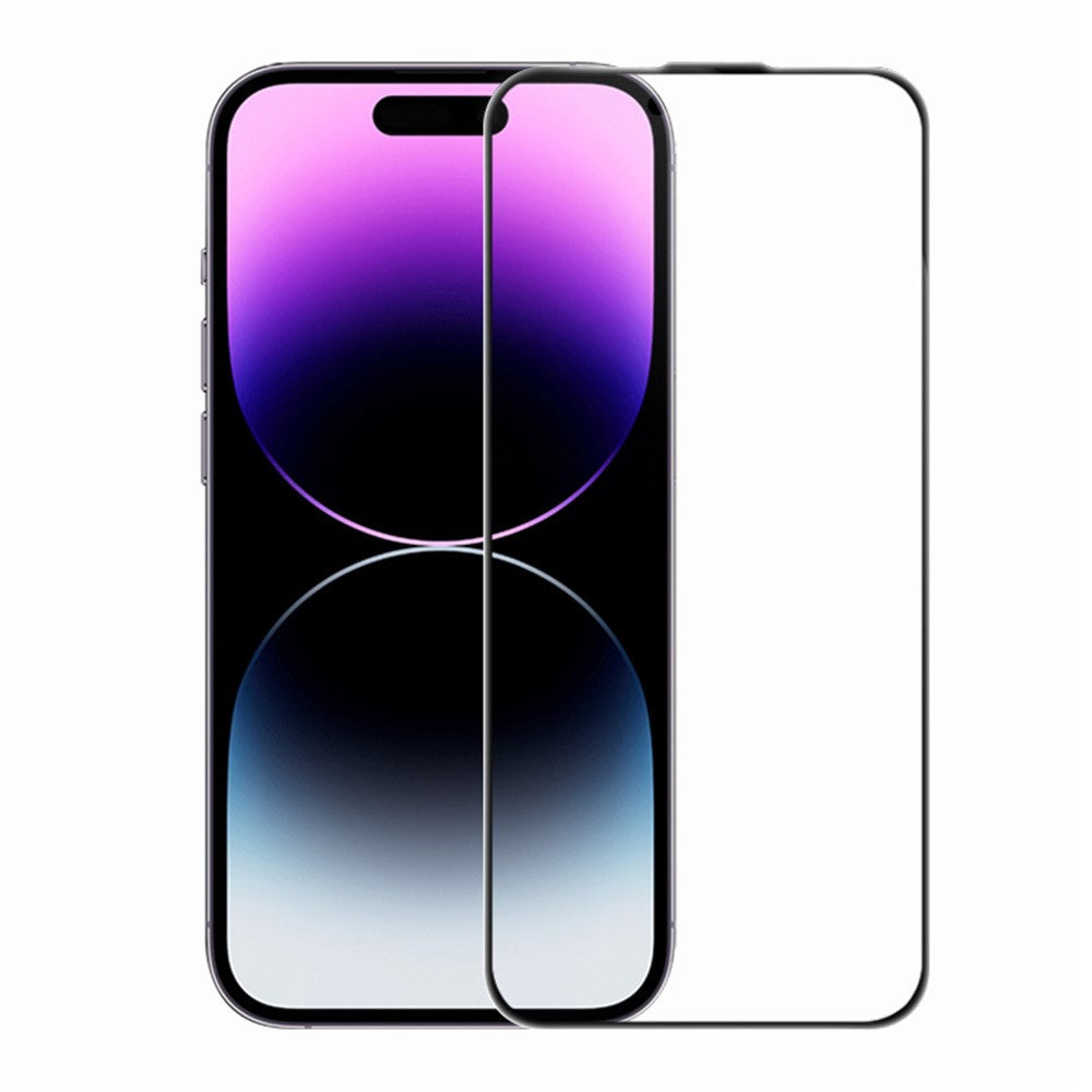 RURIHAI For iPhone 14 Pro Max Full Screen Protector AR Anti-Reflective HD Clear Tempered Glass Flim