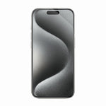 RURIHAI For iPhone 15 Pro Full Screen Protector AR Anti-Reflective HD Clear Tempered Glass Flim