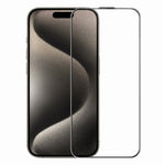 RURIHAI For iPhone 15 Pro Max Full Screen Protector AR Anti-Reflective HD Clear Tempered Glass Flim