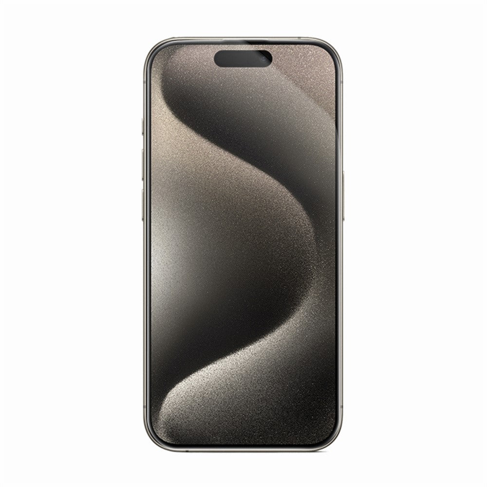 RURIHAI For iPhone 15 Pro Max Full Screen Protector AR Anti-Reflective HD Clear Tempered Glass Flim