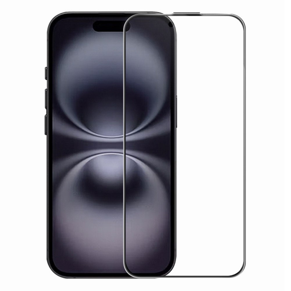 RURIHAI For iPhone 15  /  16 Full Screen Protector AR Anti-Reflective HD Clear Tempered Glass Flim