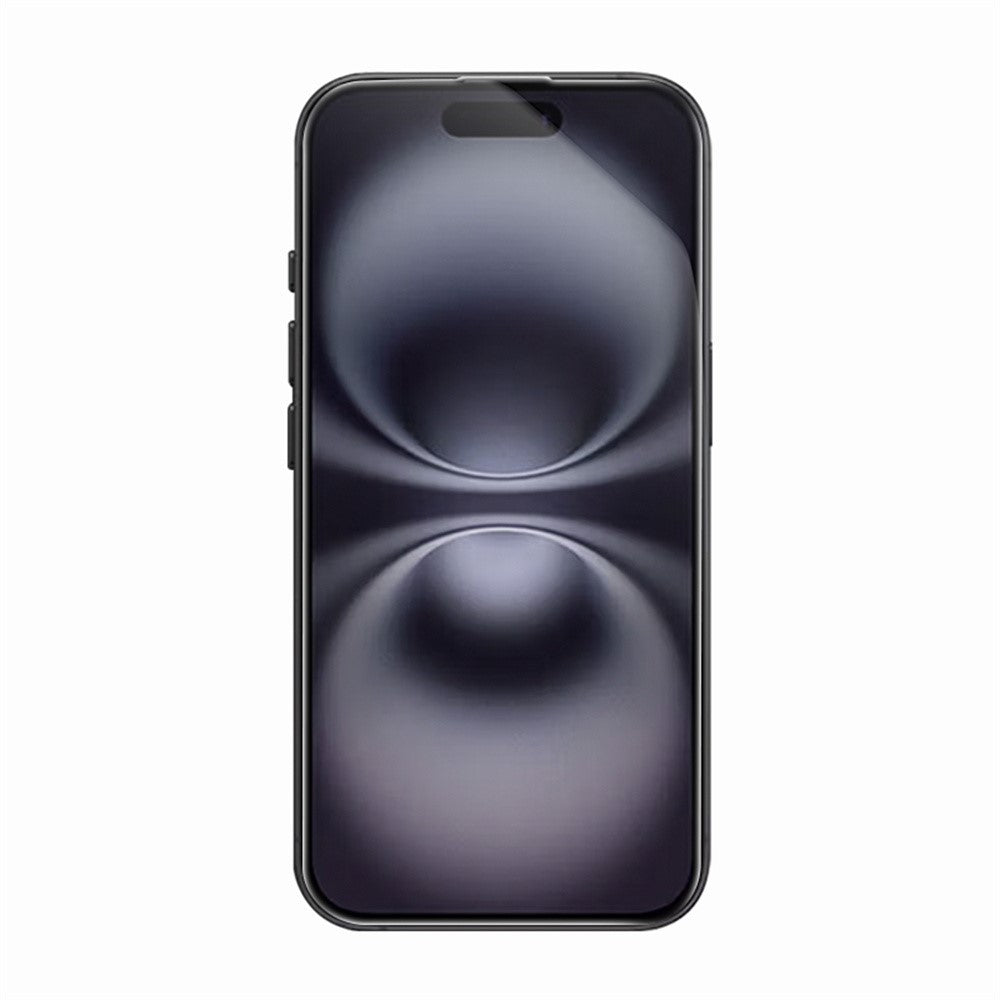 RURIHAI For iPhone 15  /  16 Full Screen Protector AR Anti-Reflective HD Clear Tempered Glass Flim