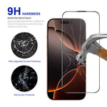 RURIHAI For iPhone 16 Pro Max Full Screen Protector AR Anti-Reflective HD Clear Tempered Glass Flim